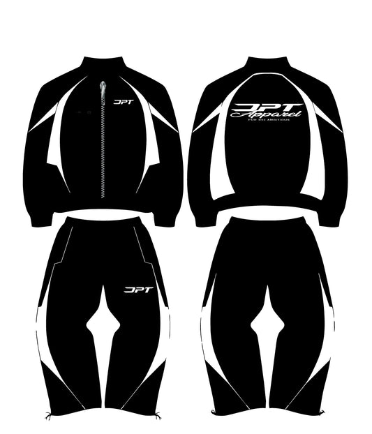 Foundation Tracksuit Jacket — Jet Black